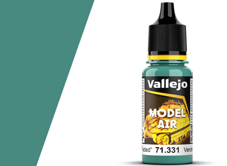 18ml Vallejo - Model Air - 331 Cockpit Emerald Green Faded