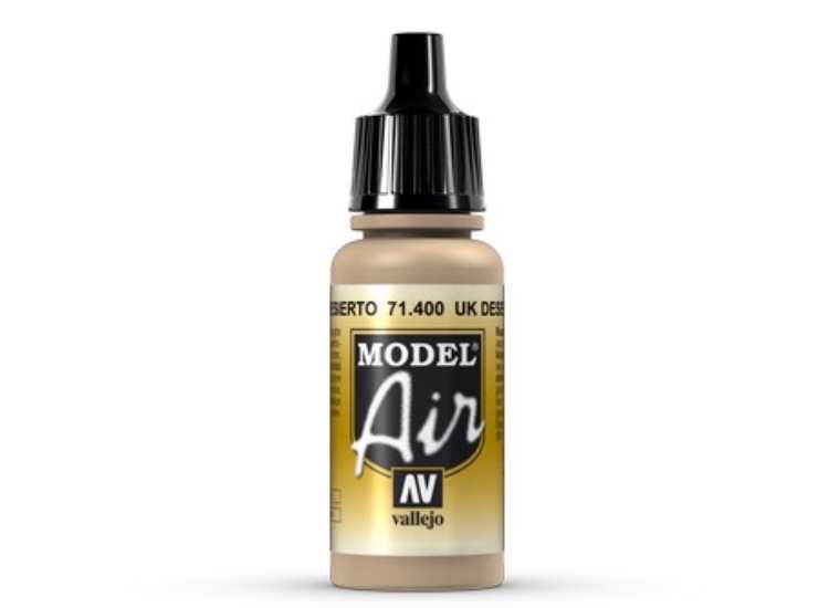 17ml Vallejo - Model Air - 400 UK Desert Pink (Vehicle / PRU Pink)