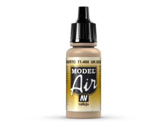 17ml Vallejo - Model Air - 400 UK Desert Pink (Vehicle / PRU Pink)