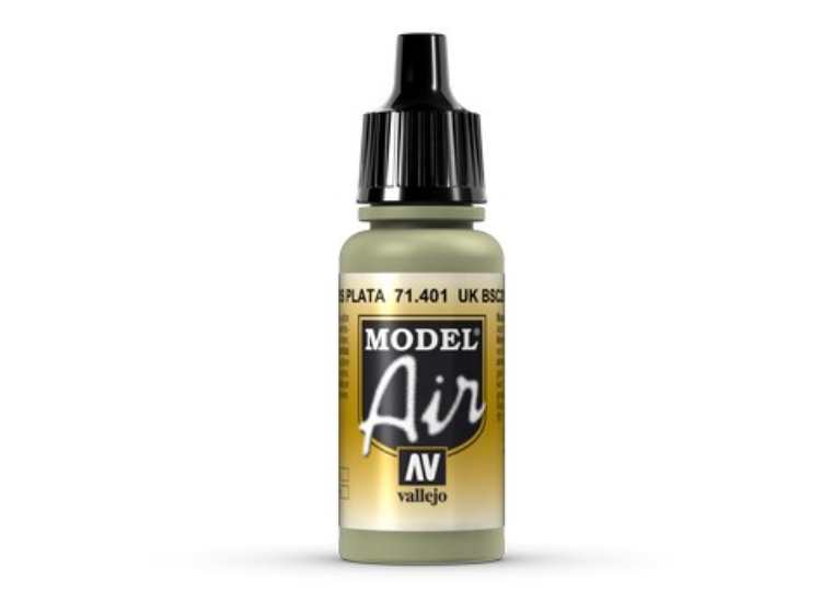 17ml Vallejo - Model Air - 401 UK BSC 28 Silver Grey