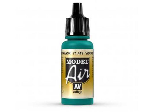 17ml Vallejo - Model Air - 419 Aotake Translucent Blue