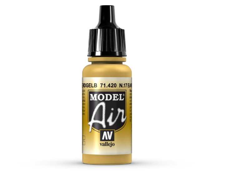 17ml Vallejo - Model Air - 420 Earth Yellow