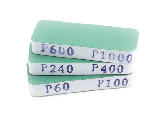 - Vallejo - Set of 3 Flexi Sanders Dual-Grit (80x30x12 mm)
