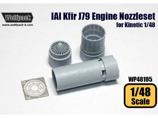 1/48 Wolfpack Design - IAI Kfir J79 Engine Nozzle set