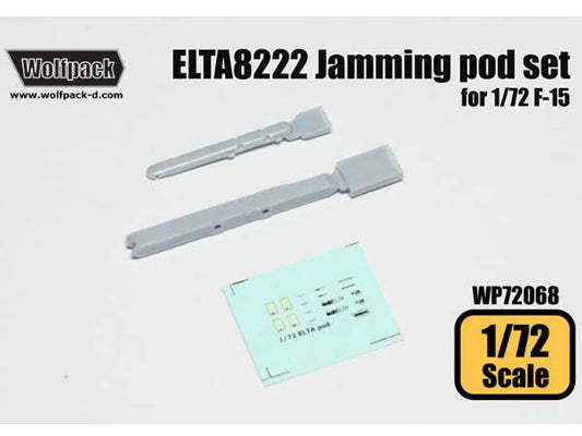 1/72 Wolfpack Design - ELTA8222 Jamming pod set for F-15