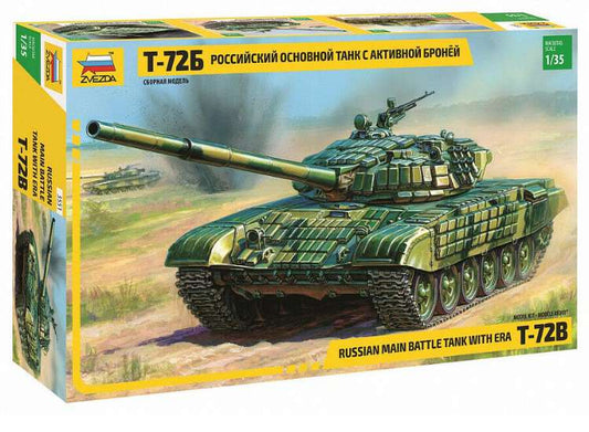 1/35 Zvezda - Russian Main Battle Tank T-72B with ERA