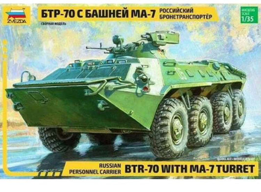 1/35 Zvezda - BTR-70 with MA-7 Turret Russian APC