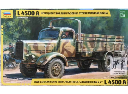 1/35 Zvezda - German Heavy 4.5T Truck Mercedes 4500A