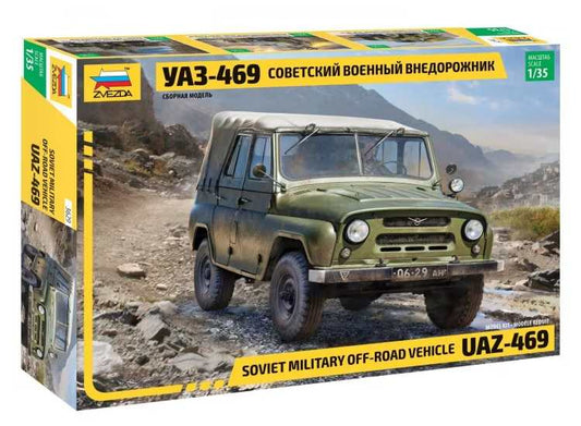 1/35 Zvezda - UAZ-469 Soviet Military Off-Road Vehicle