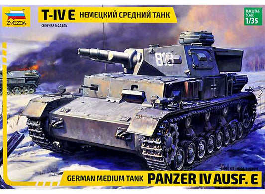 1/35 Zvezda - German Medium Tank Panzer IV Ausf.E