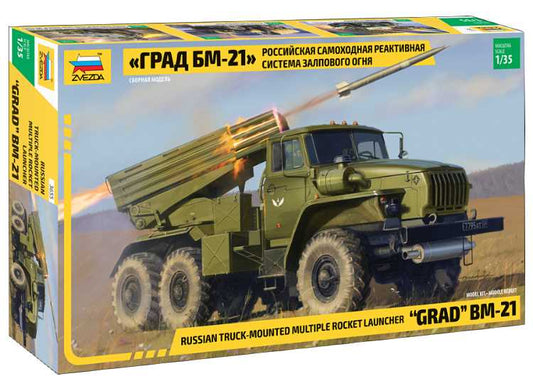1/35 Zvezda - GRAD BM-21 Russian Multiple Rocket Launcher