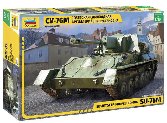 1/35 Zvezda - SU-76M Soviet self-propelled gun