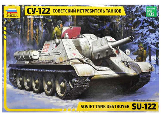 1/35 Zvezda - Su-122 Soviet Tank Destroyer