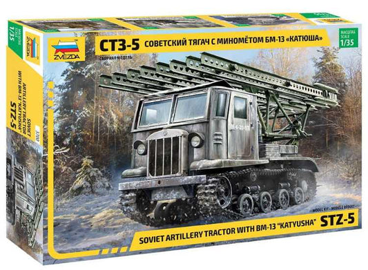 1/35 Zvezda - STZ-5 with MRL BM-13 Katyusha