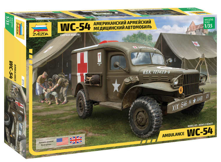 1/35 Zvezda - Dodge WC-54 Ambulance