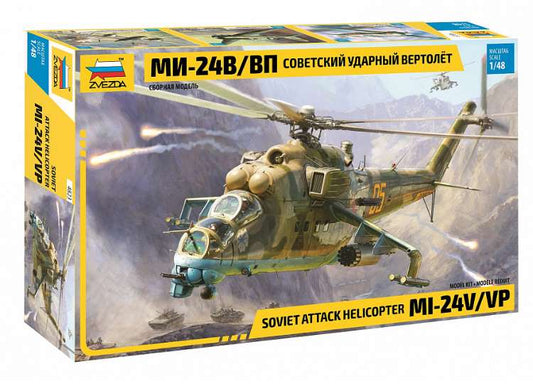 1/48 Zvezda - Soviet attack helicopter MI-24V / VP