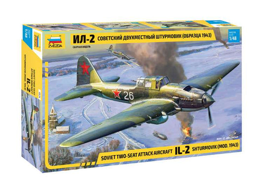 1/48 Zvezda - IL-2 Shturmovik (mod.1943)