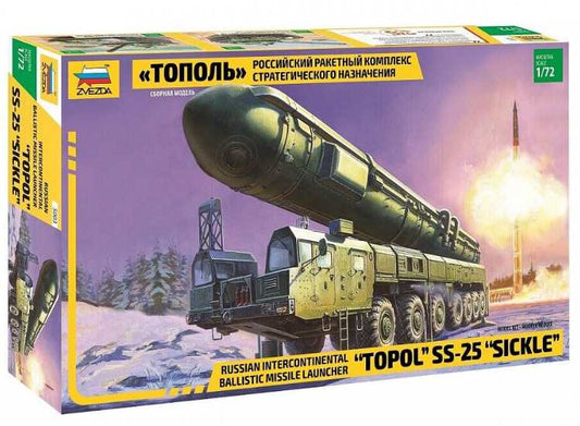 1/72 Zvezda - Russian Intercontinetal Ballistic Missile Launcher - 'Topol' SS-25 'Sickle'