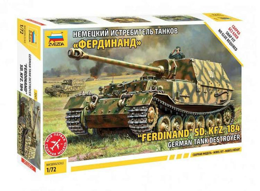 1/72 Zvezda - Ferdinand SD.KFZ.184 German Tank Destroyer