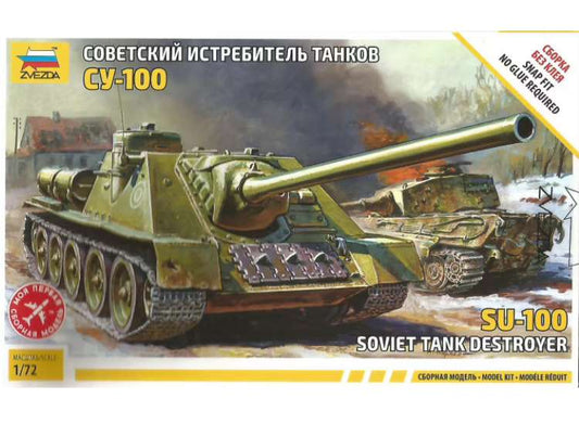 1/72 Zvezda - SU-100 Soviet Tank Destroyer
