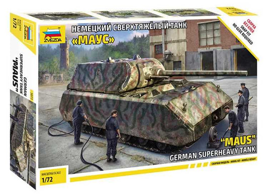 1/72 Zvezda - Pz.Kpfw. VIII Maus - Snap Fit