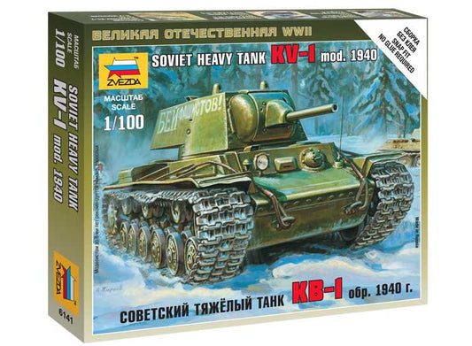 1/100 Zvezda - KV-1 Model 1940