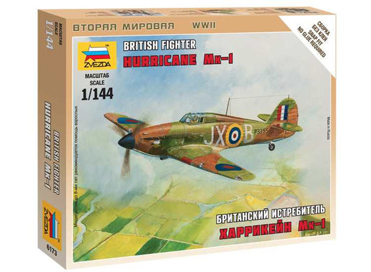 1/144 Zvezda - British Fighter Hurricane Mk-1