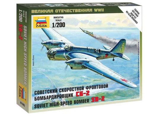 1/200 Zvezda - Soviet high-speed bomber SB-2