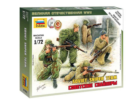 1/72 Zvezda - Soviet Sniper Team