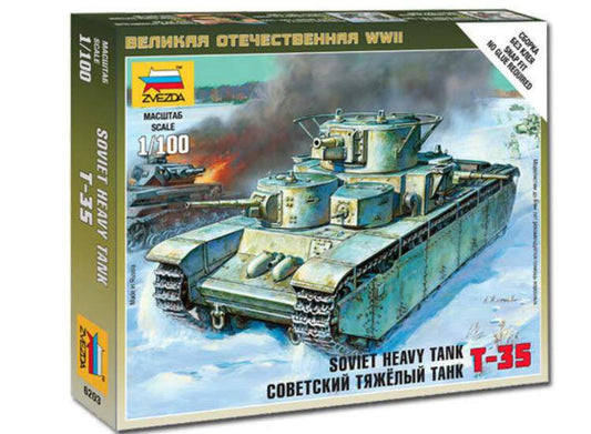 1/100 Zvezda - Soviet T-35