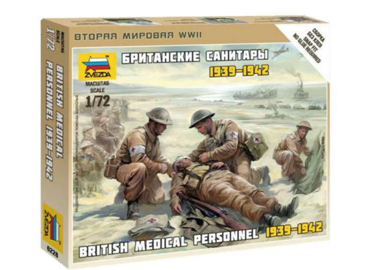 1/72 Zvezda - British Medical Personnel 1939 - 1942