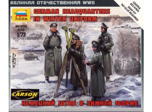 1/72 Zvezda - German Headquarters in Winter Uniform