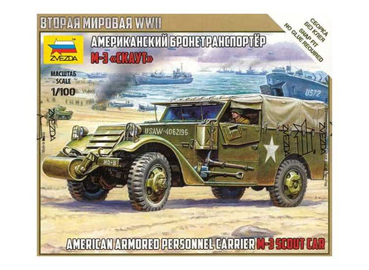 1/100 Zvezda - M-3 Scout Car
