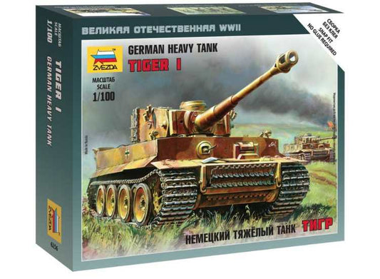 1/100 Zvezda - German Heavy Tank Tiger I