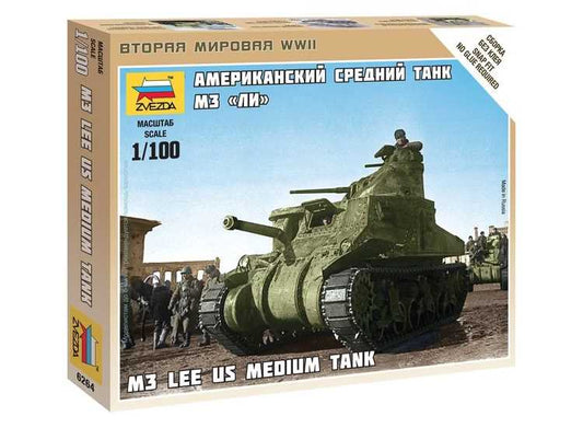 1/100 Zvezda - M3 Lee US Medium Tank