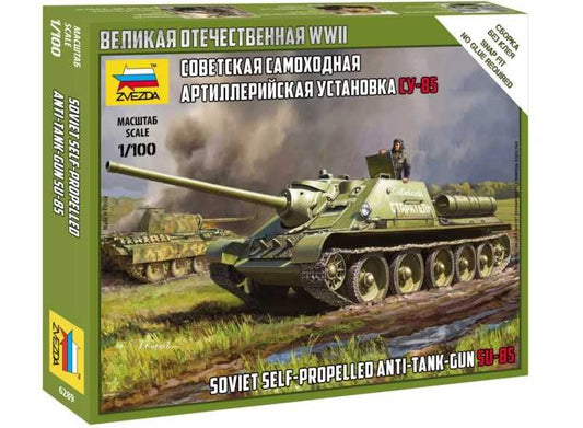 1/100 Zvezda - Soviet Tank Destroyer SU-85