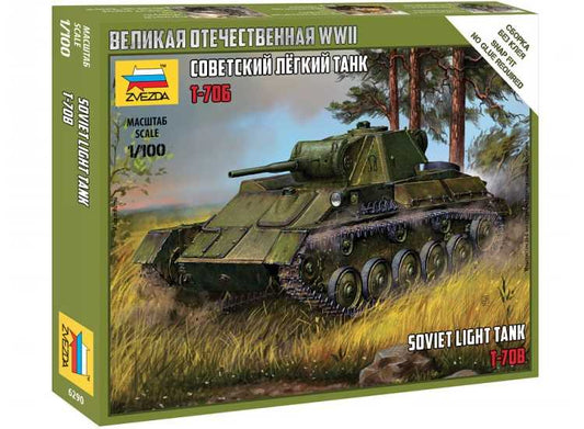 1/100 Zvezda - T-70B Soviet Light Tank