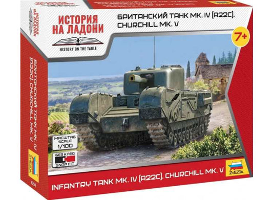 1/100 Zvezda - Infantry Tank Mk. IV (A22C), Churchill Mk. V