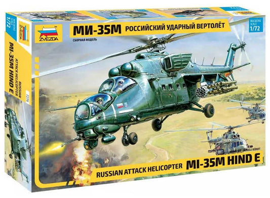 1/72 Zvezda - Russian Attack Helicopter MIL Mi-35 Hind E