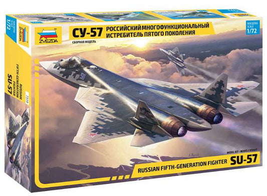 1/72 Zvezda - Sukhoi SU-57 Russian Fifth-Generation Fighter