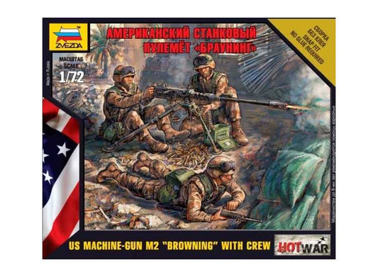 1/72 Zvezda - US Machine-gun M2 Browning with Crew