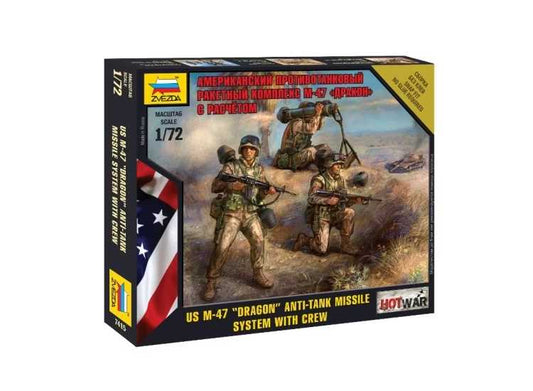 1/72 Zvezda - US M-47 "Dragon" Anti-Tank Missile System with Crew