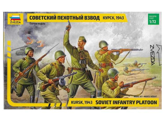 1/72 Zvezda - Soviet Infantry Platoon Kursk, 1943